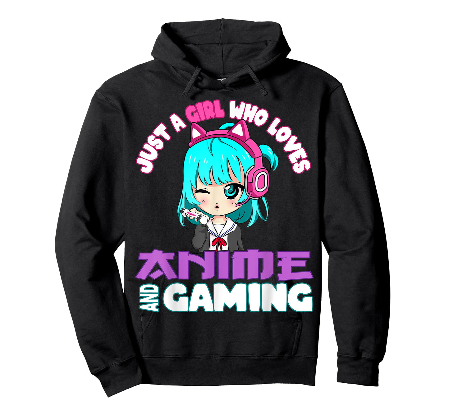 Just a Girl who loves Anime and Gaming chibi Video Games T-Shirt