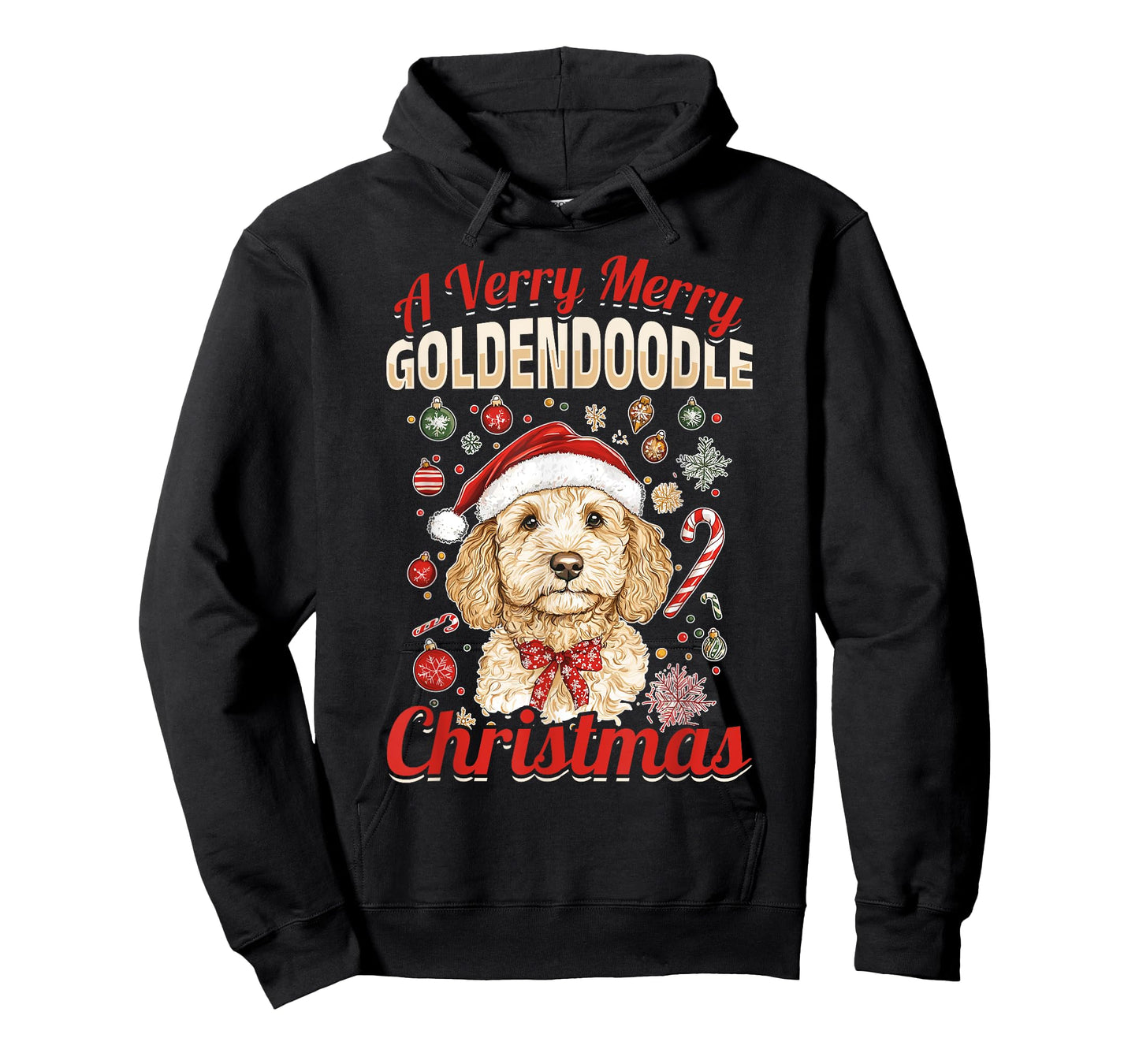 Goldendoodle Christmas Dog Breed A Very Merry Goldendoodle T-Shirt