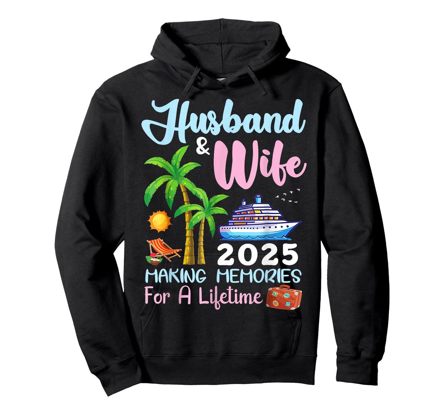 Husband & Wife 2025 Making Memories for A Lifetime Cruise T-Shirt