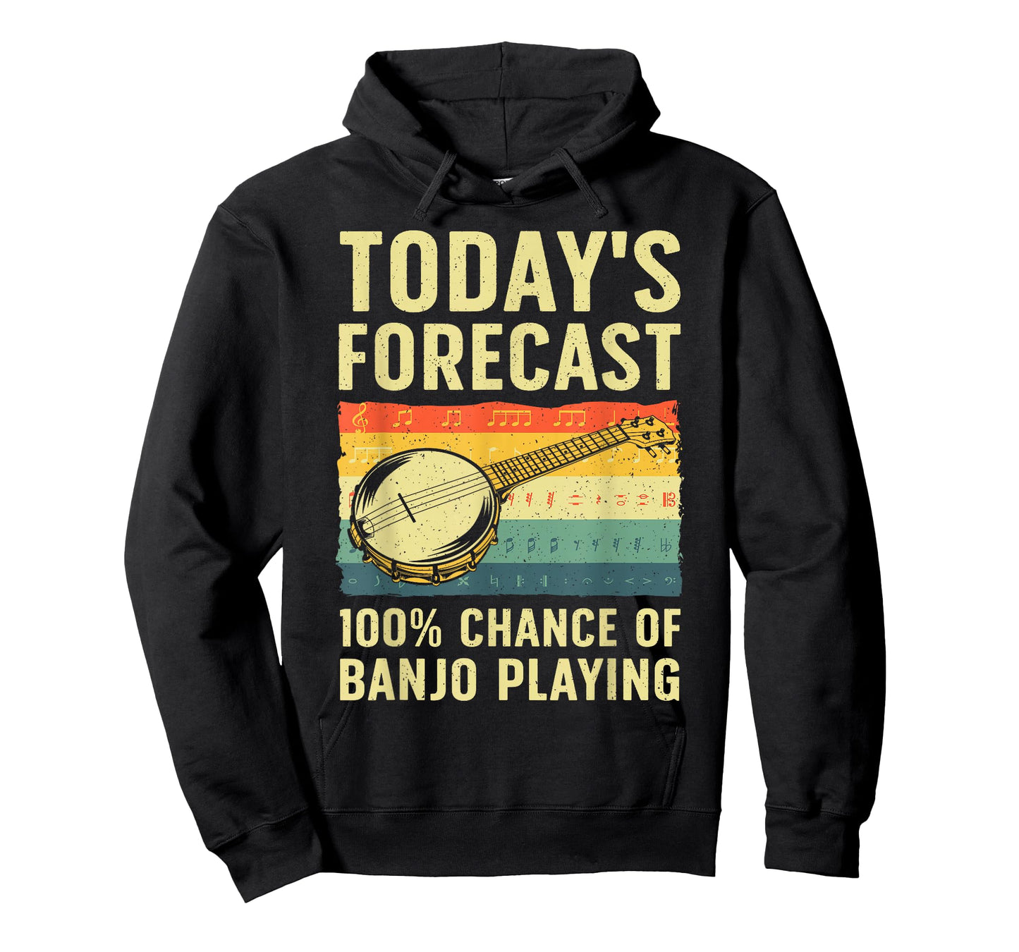 Funny Banjo Art For Men Women Bluegrass Instrument Player T-Shirt
