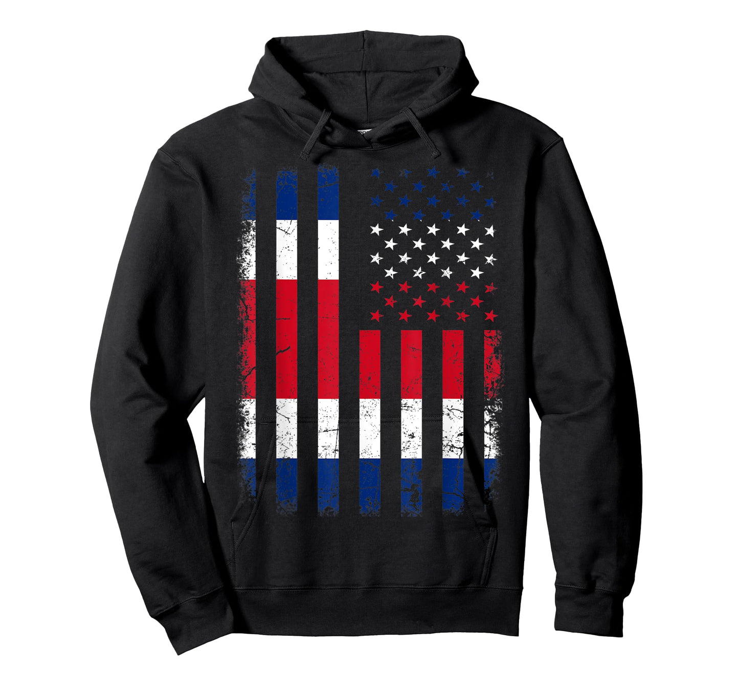Costa Rican American Flag Costa Rican Roots Costa Rica T-Shirt