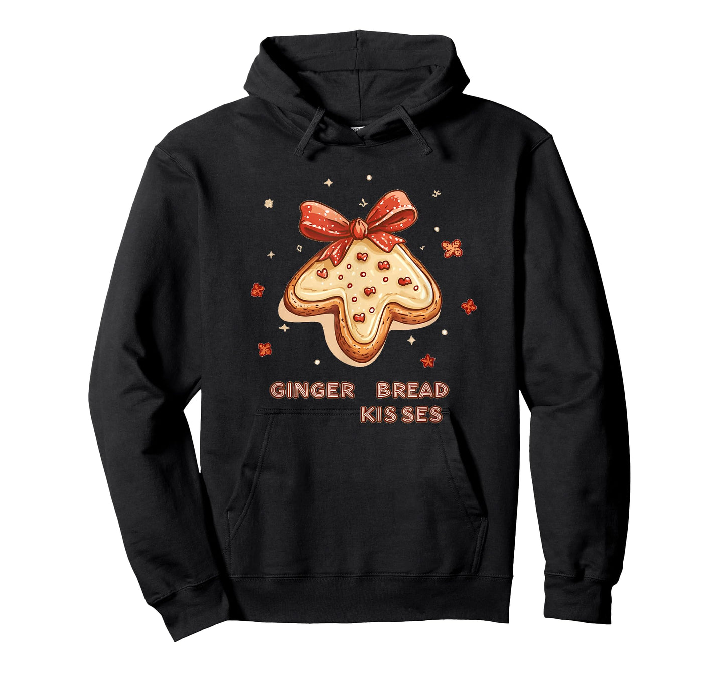 Nice Gingerbread Fun with Kisses for Christmas T-Shirt