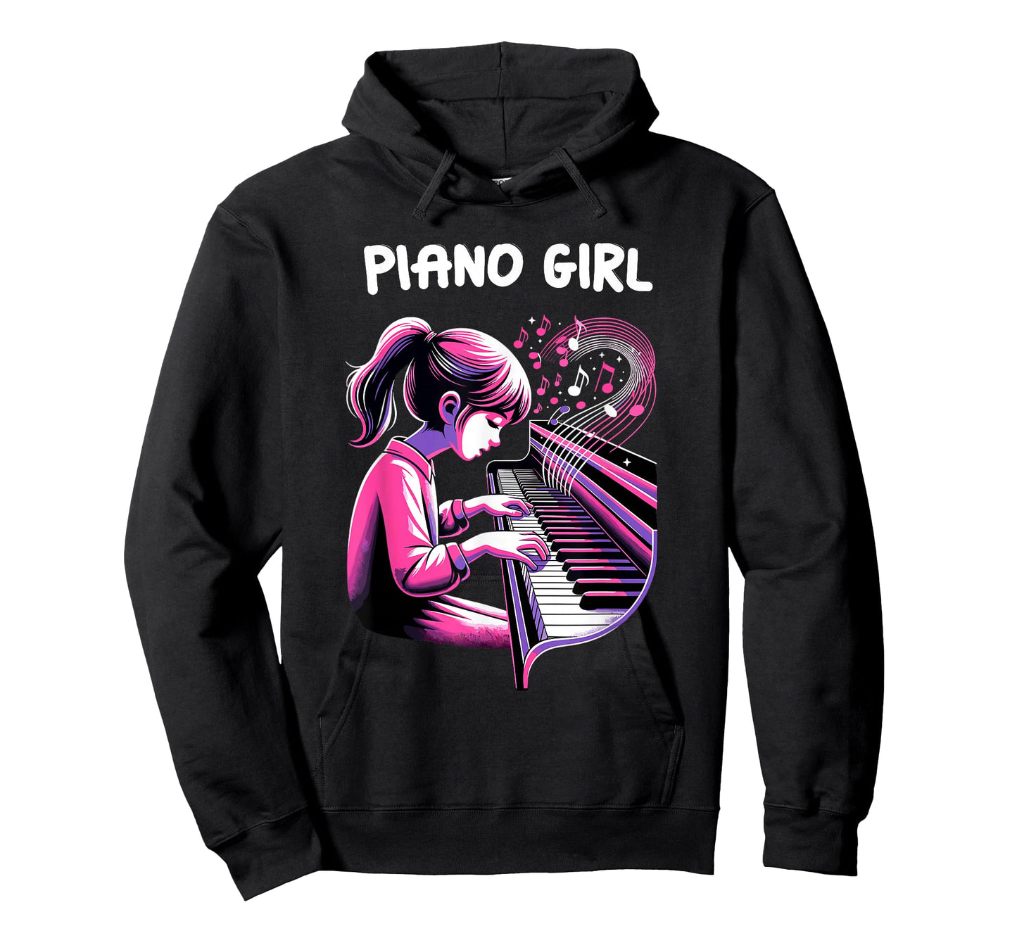 Cute Piano Girl Pianist Keyboard Musician Classical Music T-Shirt