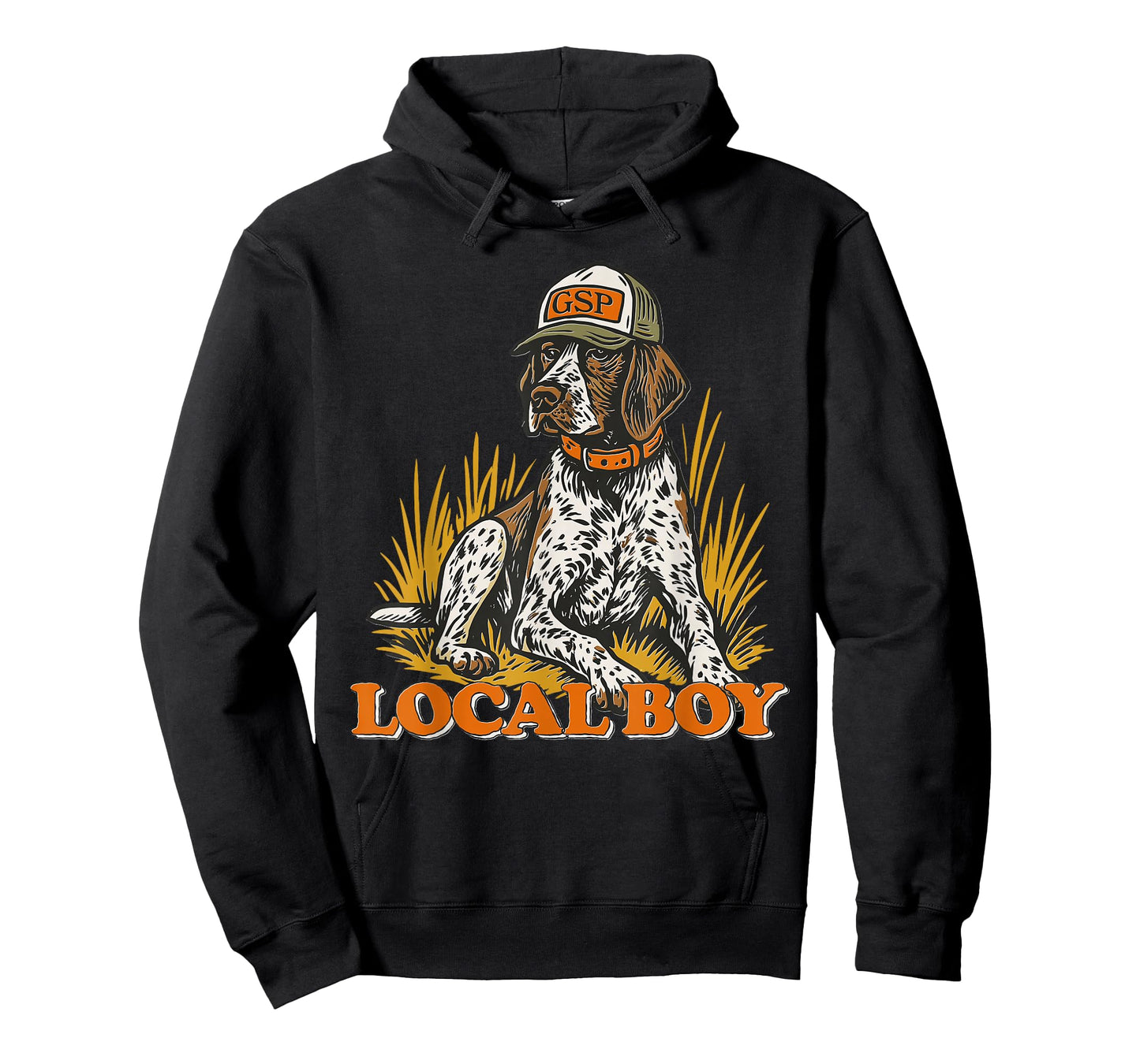 Local Boy GSP German Shorthaired Pointer Hunting Dog Vintage T-Shirt