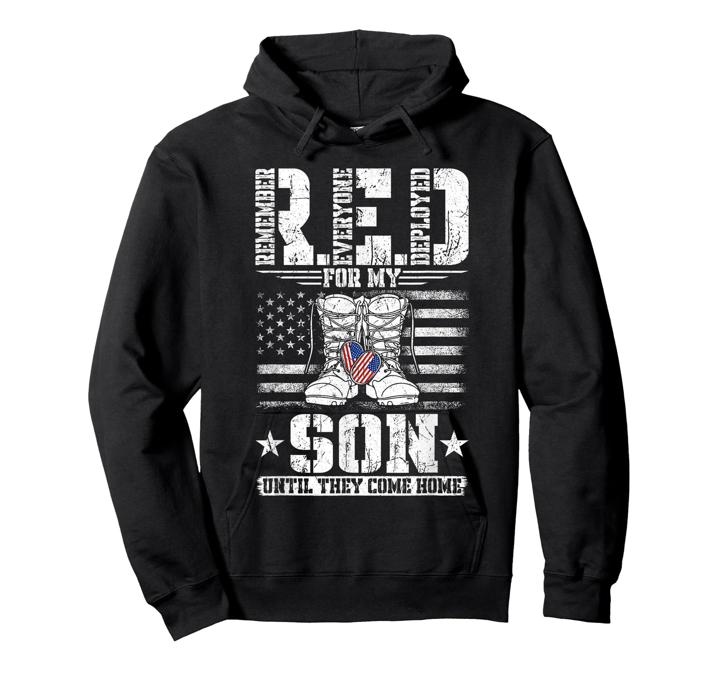 RED for my Son Remember Everyone Deployed RED T-Shirt