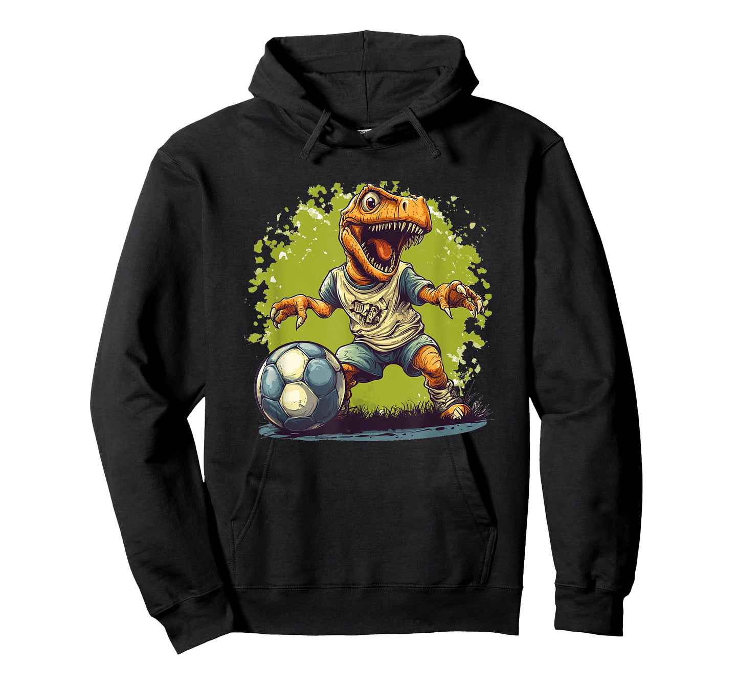 Pretty Soccer Player Dinosaur Costume for Adults and Kids T-Shirt
