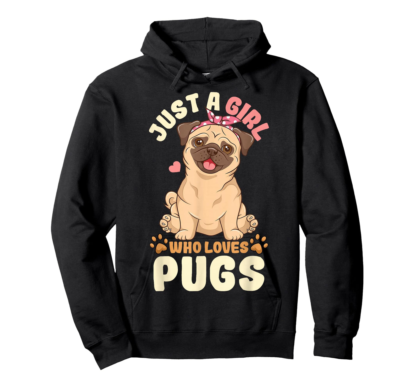 Pug Love Girl T-Shirt