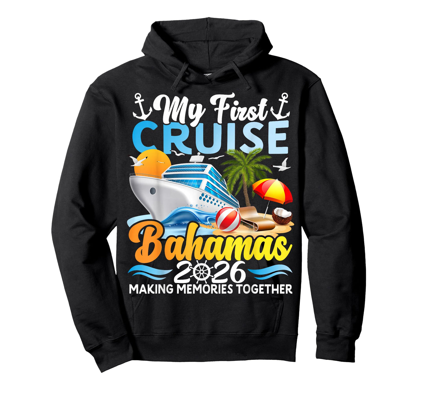 My First Cruise Bahamas 2026 Cute First Time Cruise Vacation T-Shirt