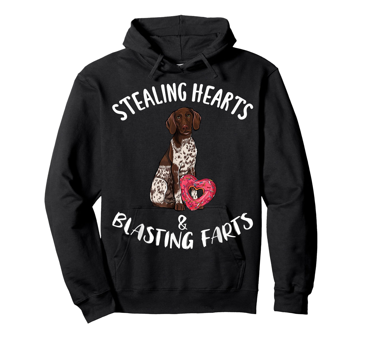 Stealing Hearts Blasting Farts German Shorthaired Pointer T-Shirt