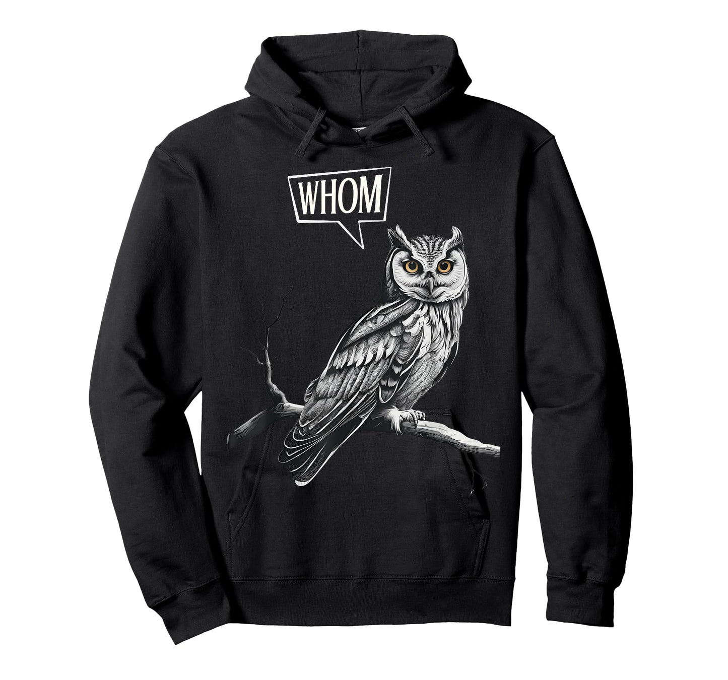 Funny Owl Whom Grammar Pun English Teacher Humor T-Shirt