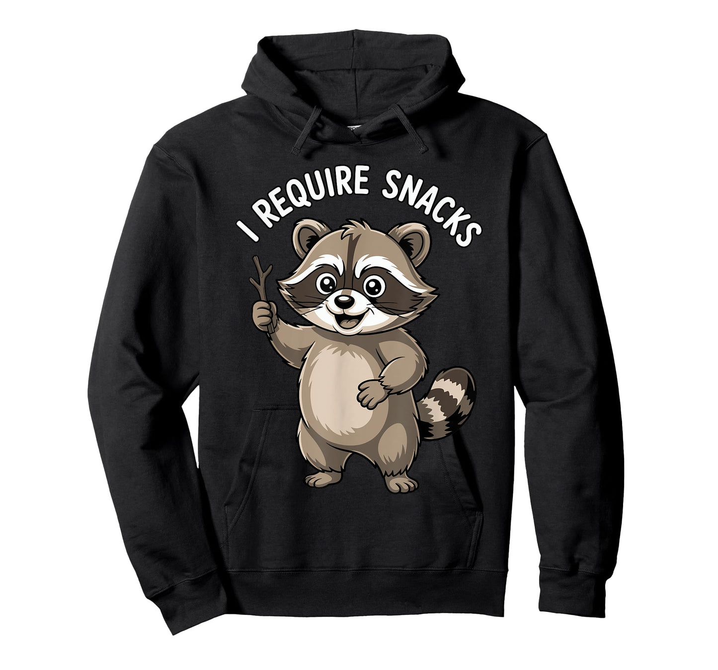 I Require Snacks Raccoon Shirt Funny Christmas Men Women T-Shirt