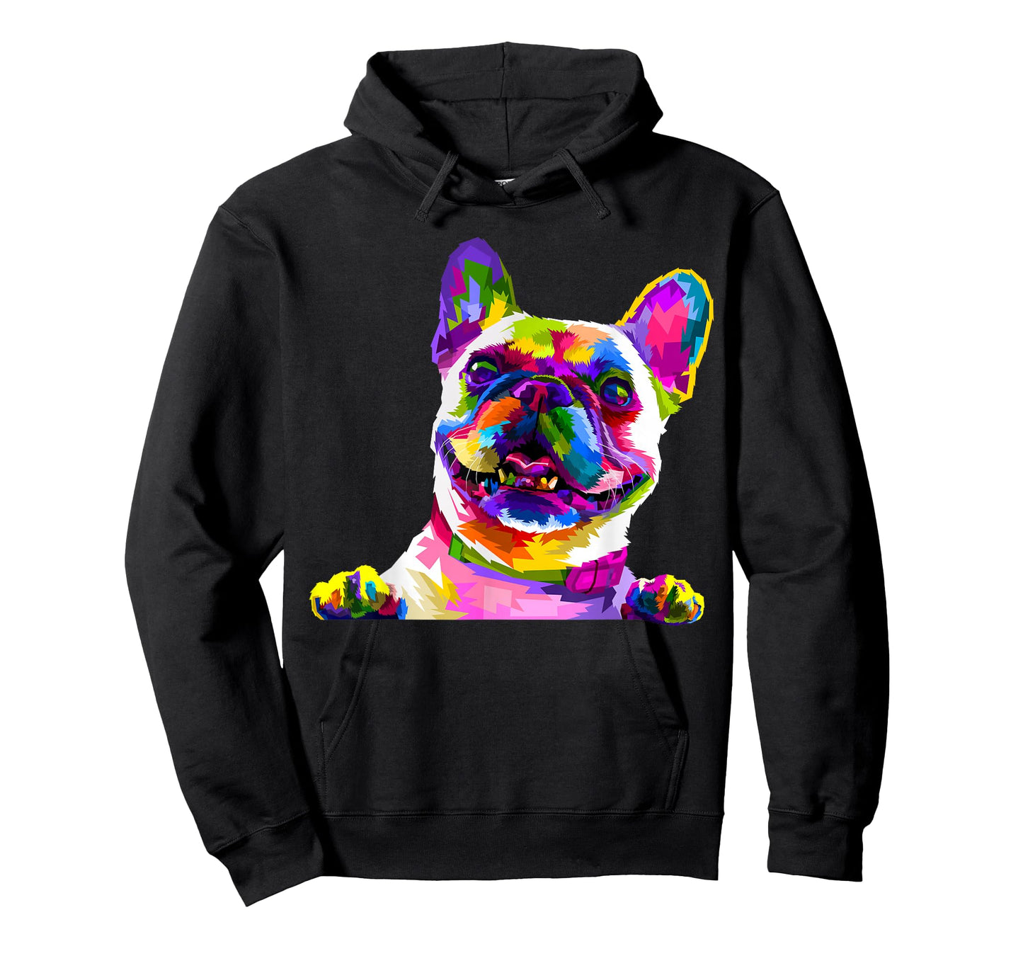 Frenchie French Bulldog Pop Art Portrait Bouledogue T-Shirt