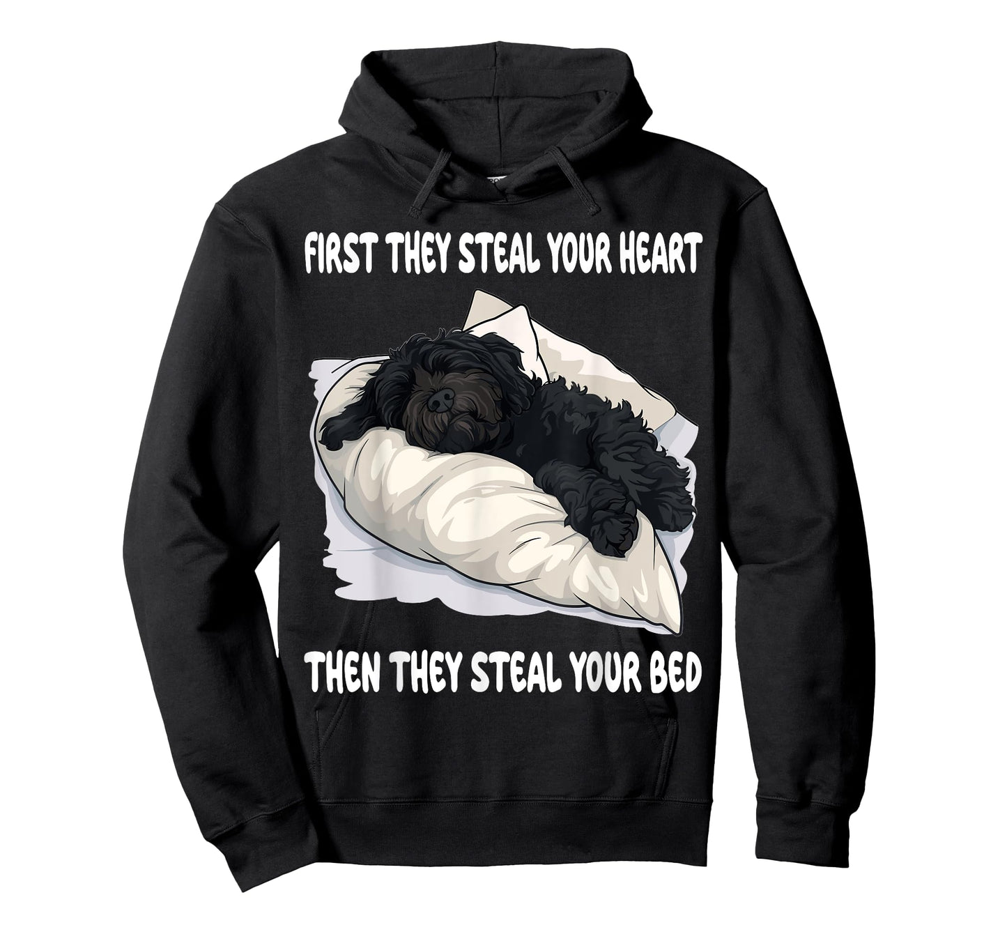 Portuguese Water Dog Sleeping Pajamas Nightgown Men Women Girls Kids T-Shirt