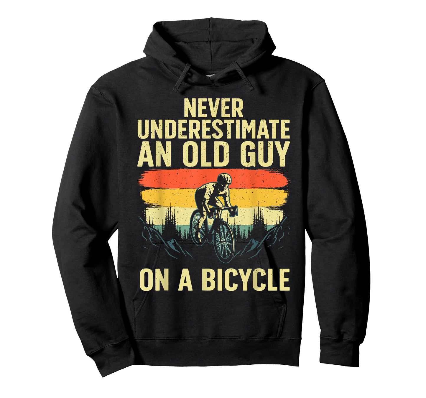 Cool Cycling Art For Men Grandpa Bicycle Riding Cycle Racing T-Shirt