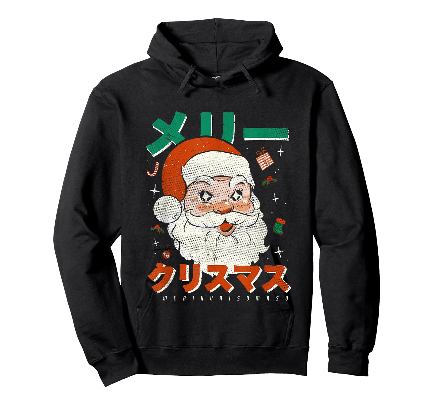 Japan Vintage Santa Merikurisumasu Xmas Japanese Christmas T-Shirt