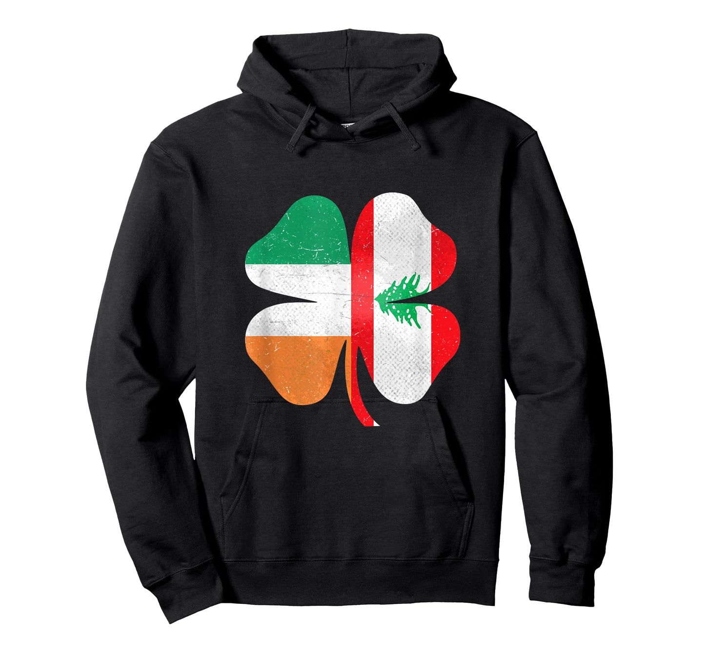 Lebanese Irish Shamrock Lebanon Ireland St. Patrick's Day T-Shirt