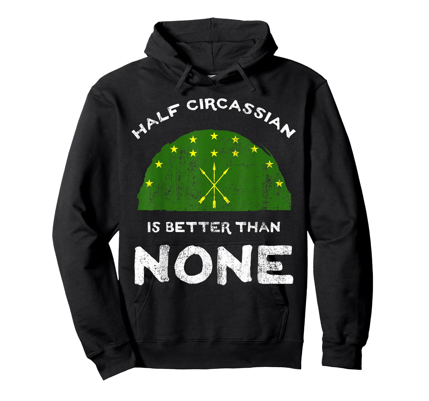 Half Circassian Is Better Than None Circassia Flag DNA T-Shirt