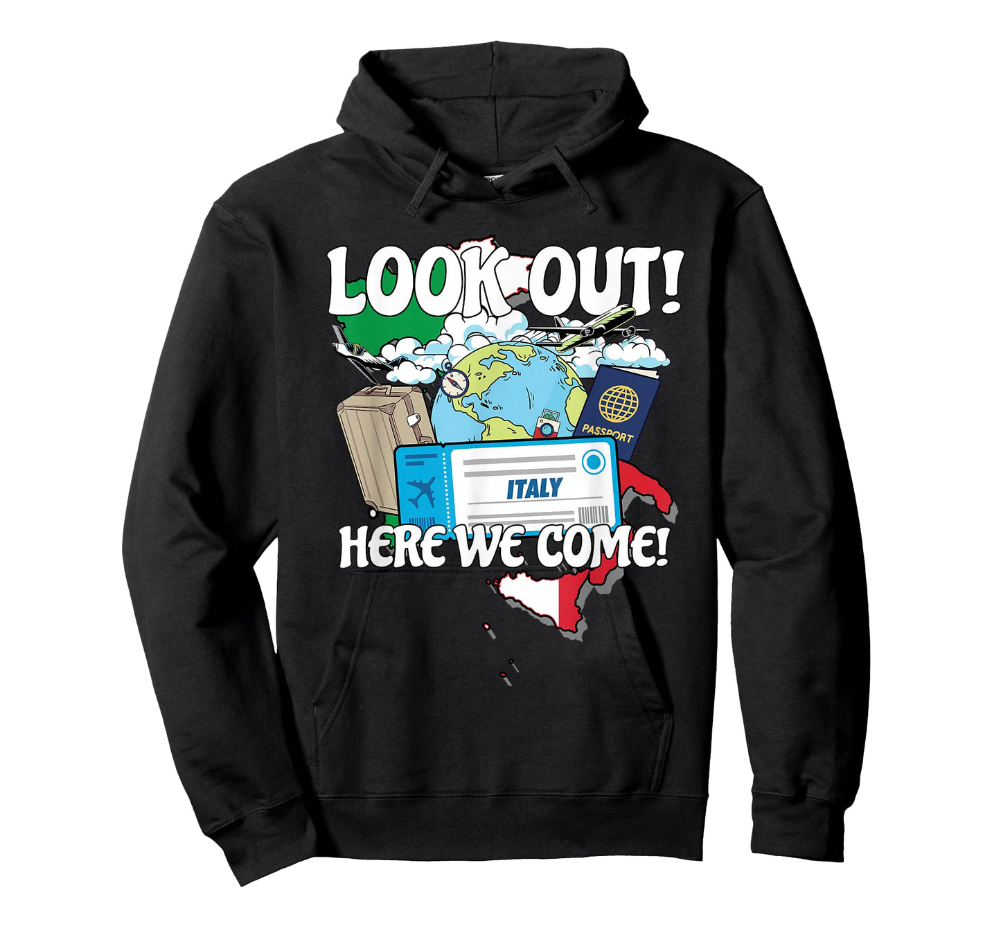 Look Out Italy Here We Come Matching Family Vacation Trip T-Shirt