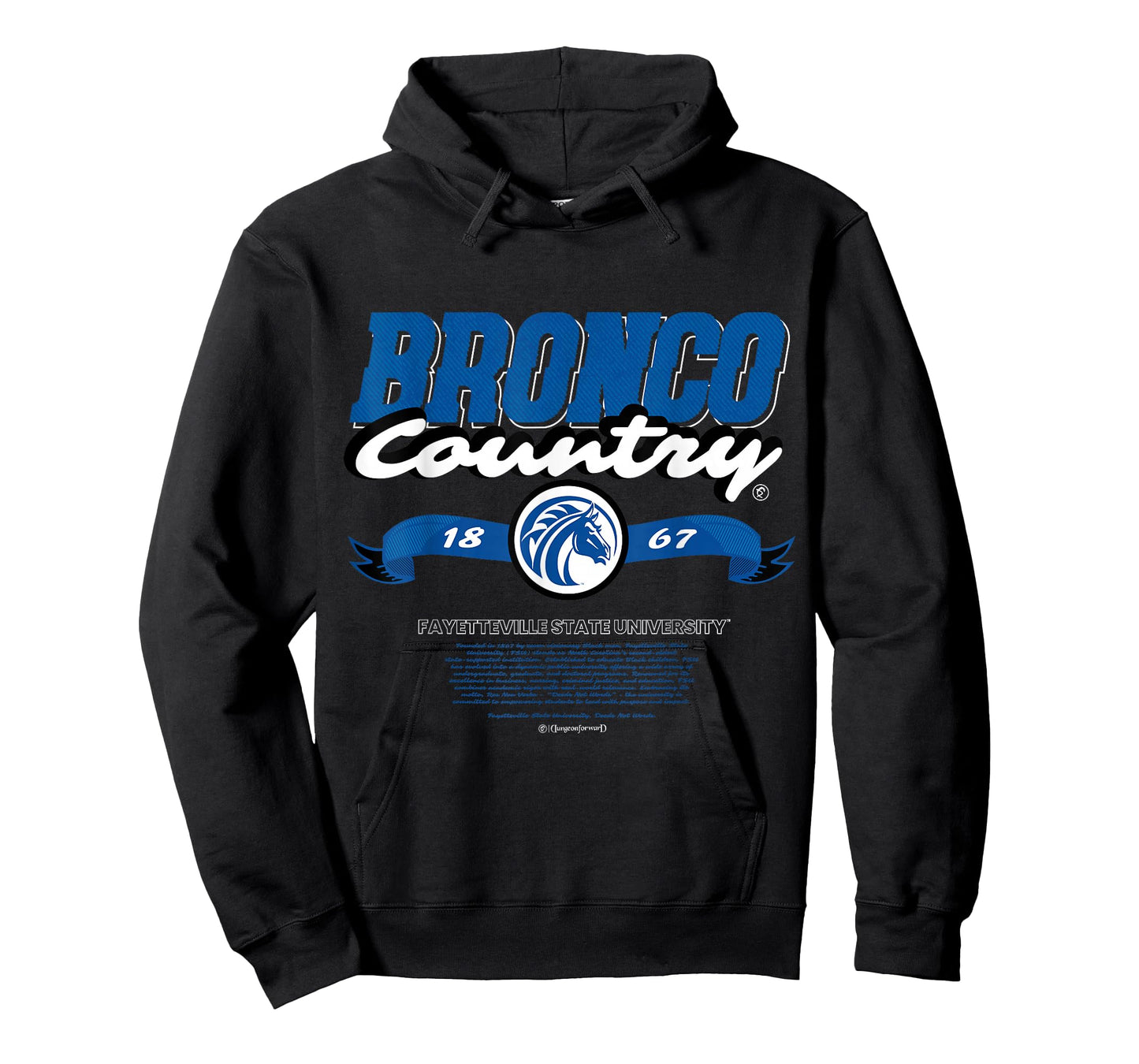 Fayetteville State University - Bronco Country - FSU HBCU T-Shirt
