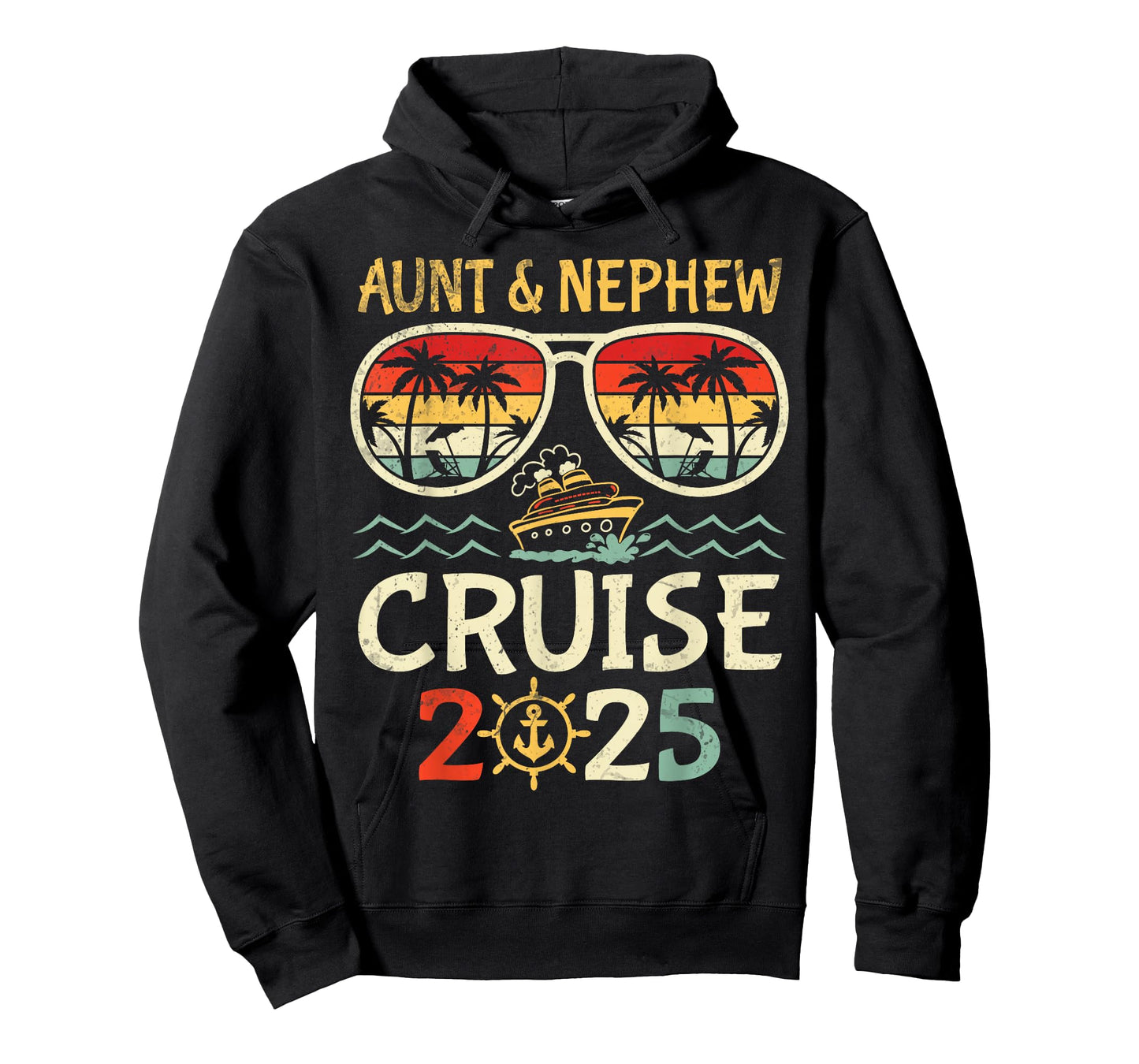 Aunt & Nephew Cruise 2025 Tropical Vacation Cruising Travel T-Shirt