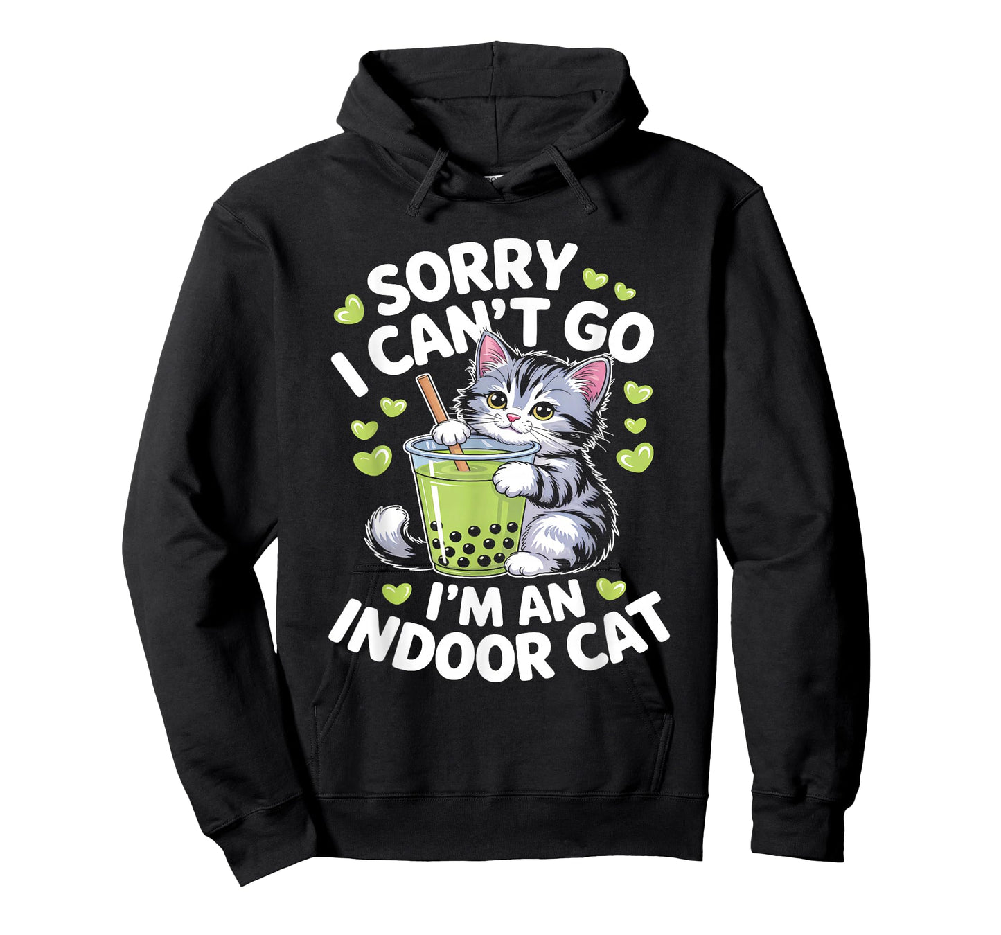 Cat Owners Introverts Sorry I Cant Go Im an Indoor Cat T-Shirt