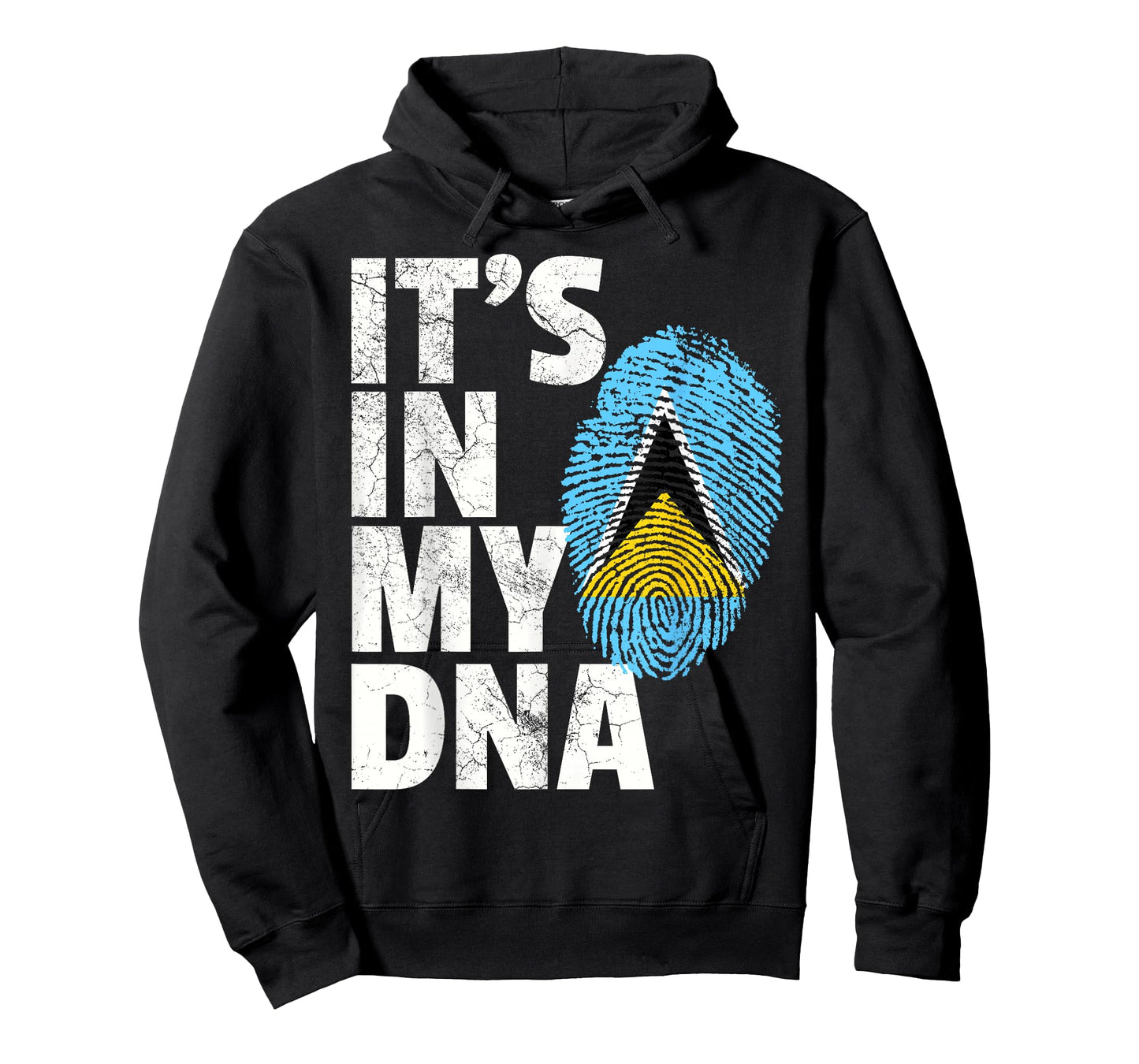 IT'S IN MY DNA St. Saint Lucia Flag Pride National Country T-Shirt
