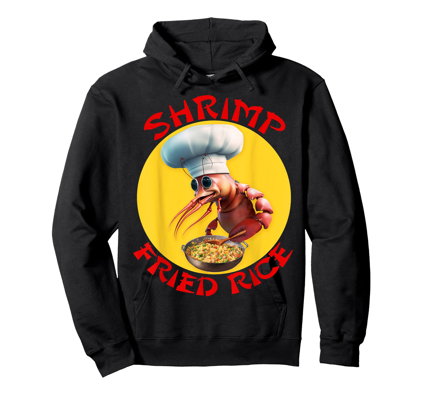 Shrimp Fried Rice Funny Chinese Seafood T-Shirt