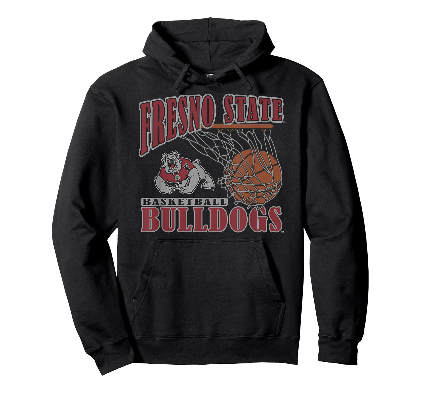 Fresno State Bulldogs Basketball Vintage Lift Navy T-Shirt