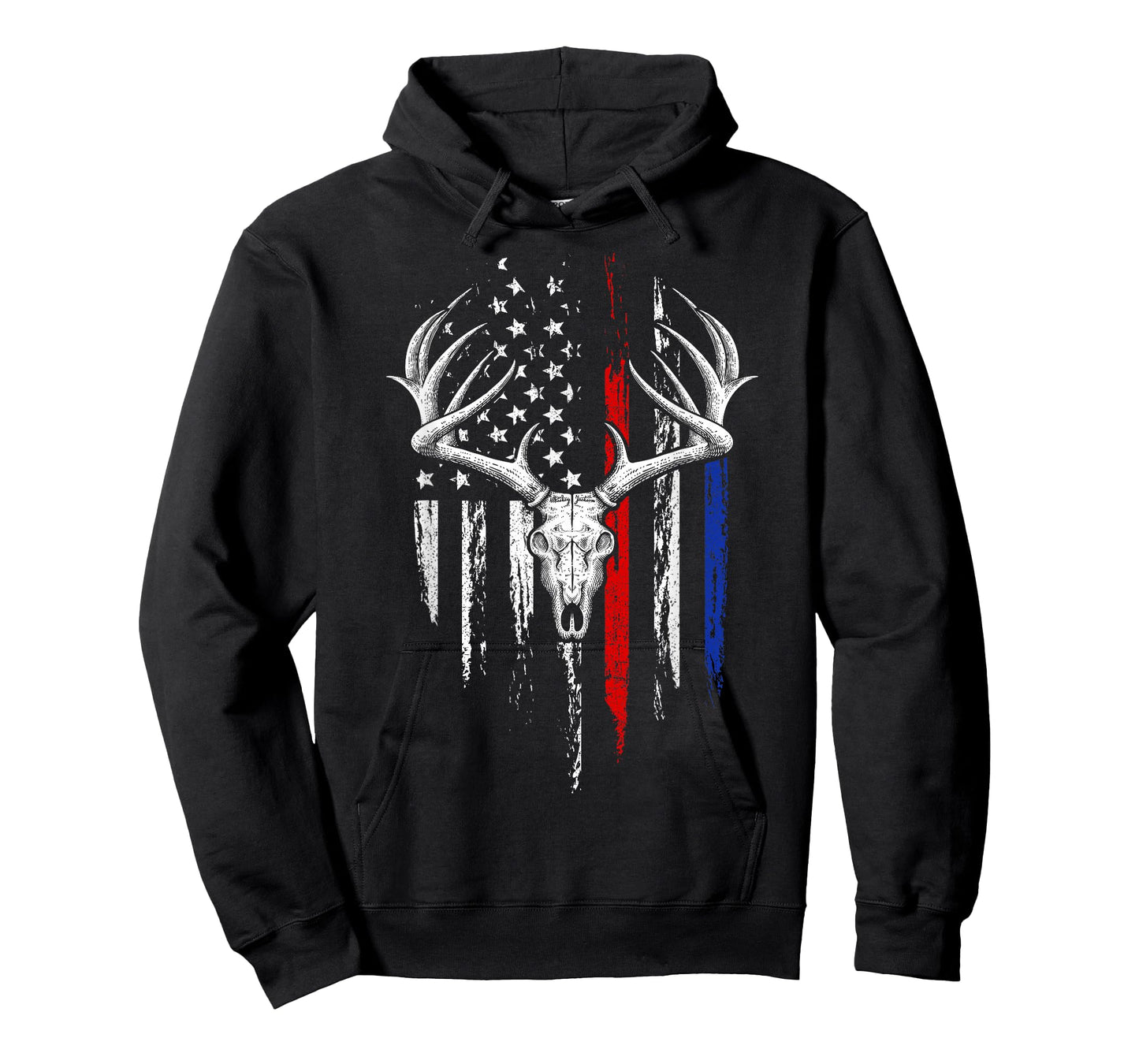 Bowhunting American Flag USA Bow Whitetail Deer Hunter Gift T-Shirt