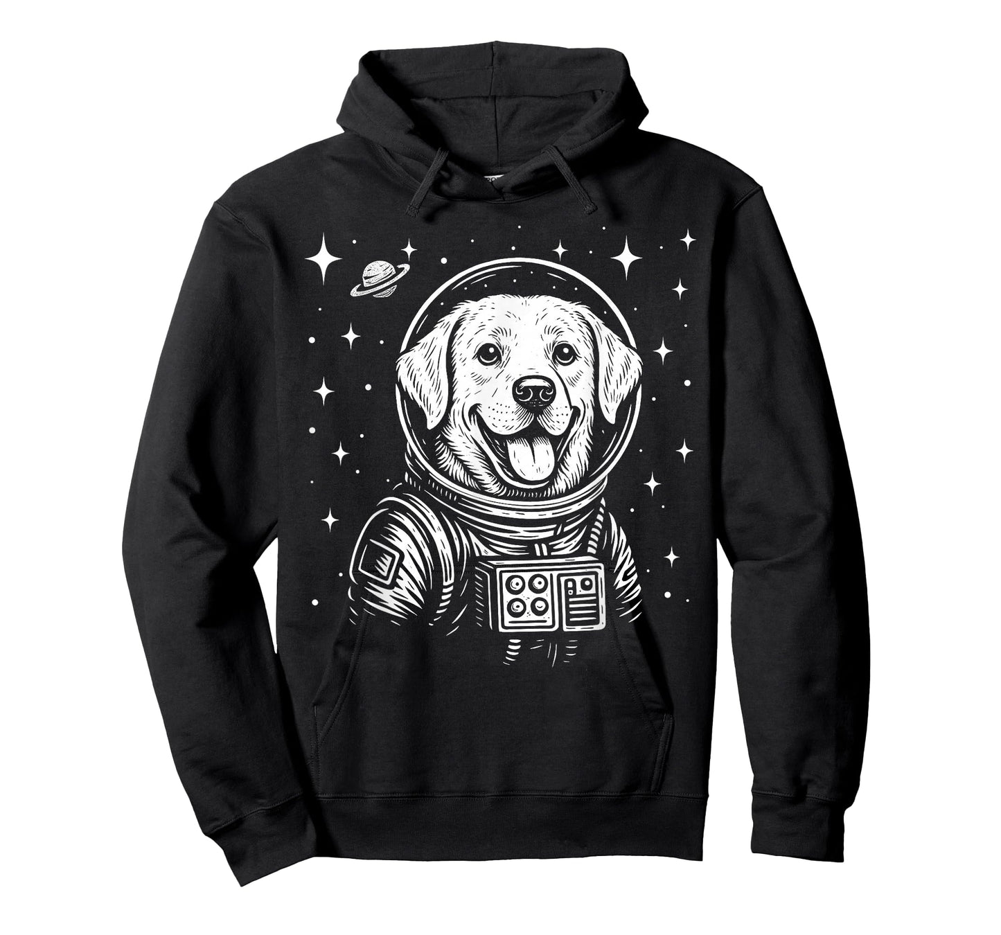 Astronaut Labrador Retriever Space Galaxy Dog Lovers T-Shirt