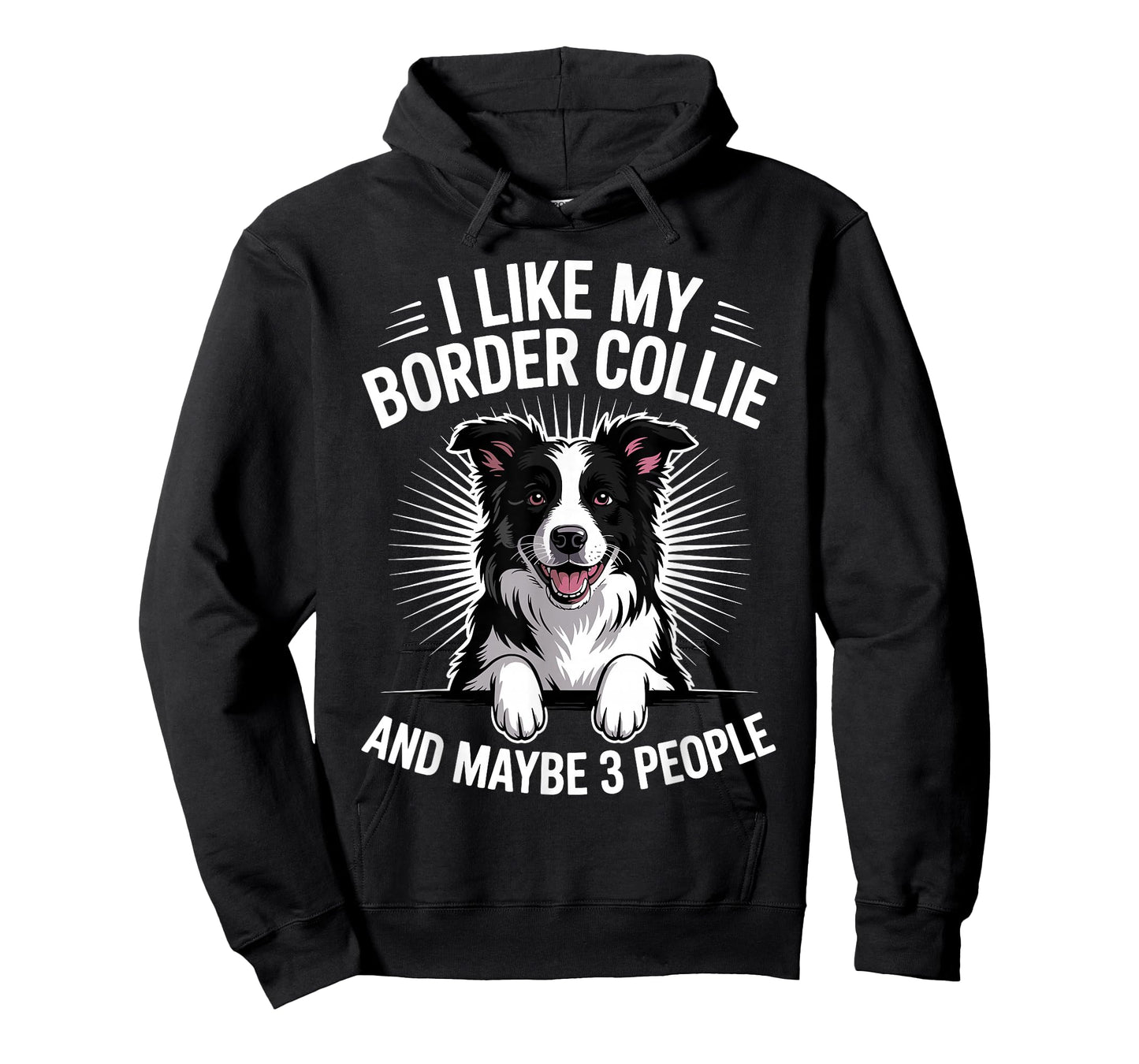 Funny Border Collie Art for Men Women Border Collie Lover T-Shirt