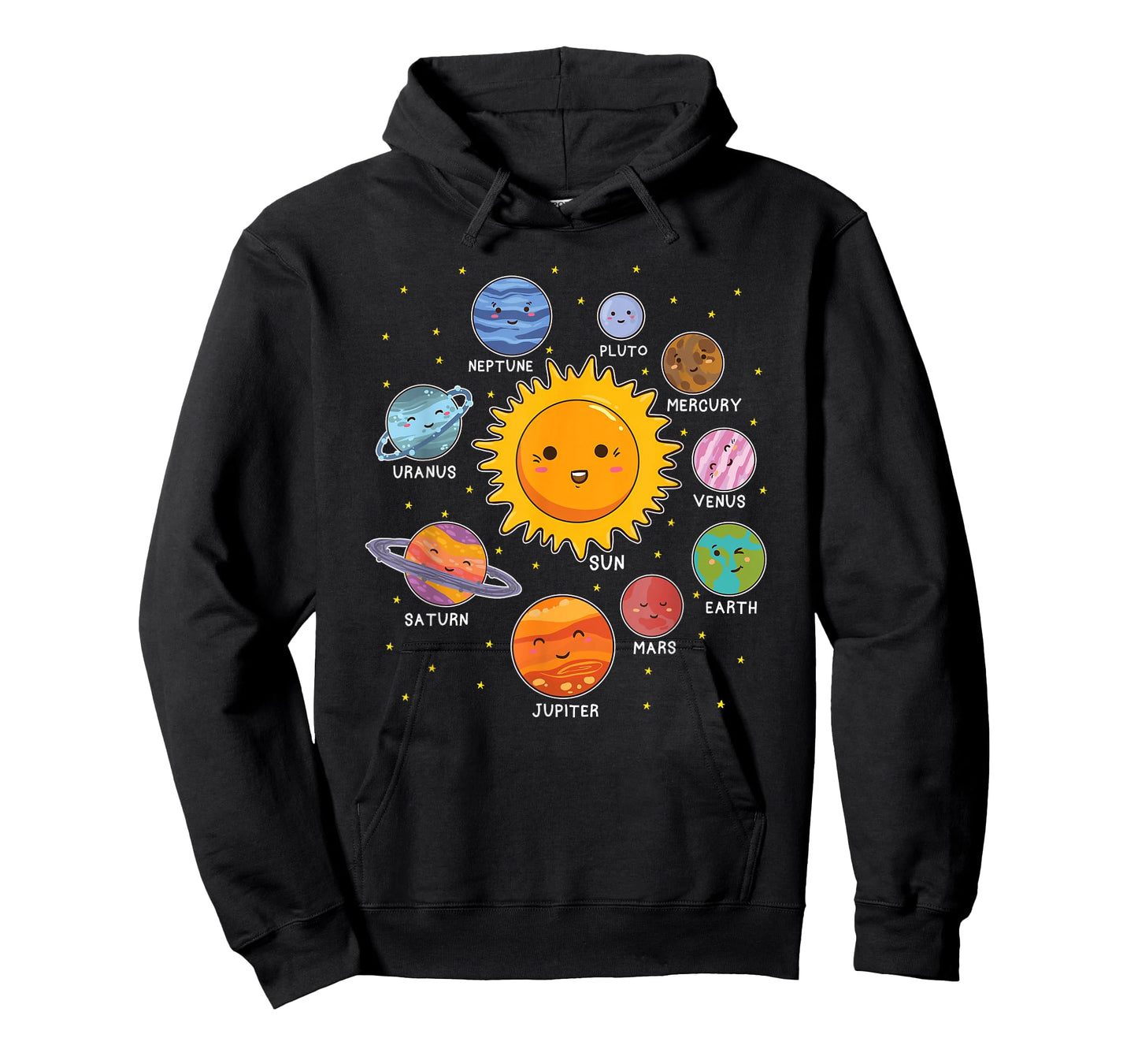 Solar System Planet Space Planets Boys Girls Toddlers T-Shirt