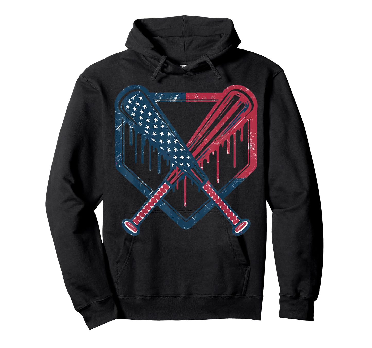 Baseball Home Plate Drip Baseball Ice Cream Camo Matching T-Shirt