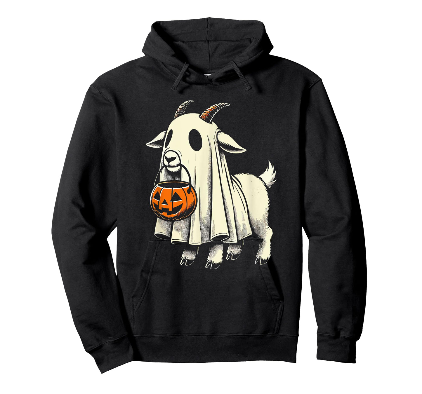Cute Goat Ghost Pun Meme Trick or Treat Funny Halloween T-Shirt