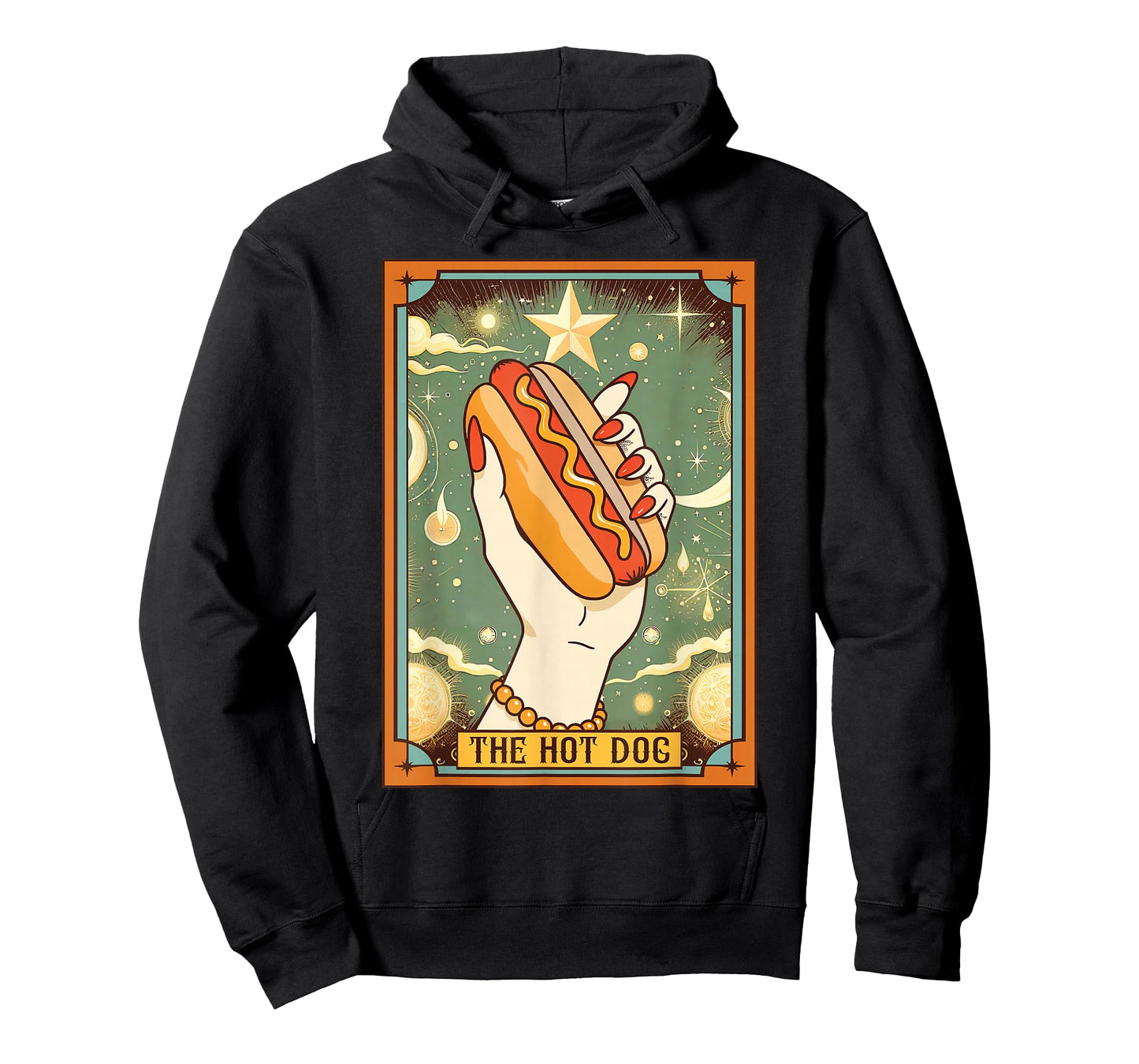 Hot Dog Bun Lover Foodie Food Lover The Hot Dog Tarot Card T-Shirt