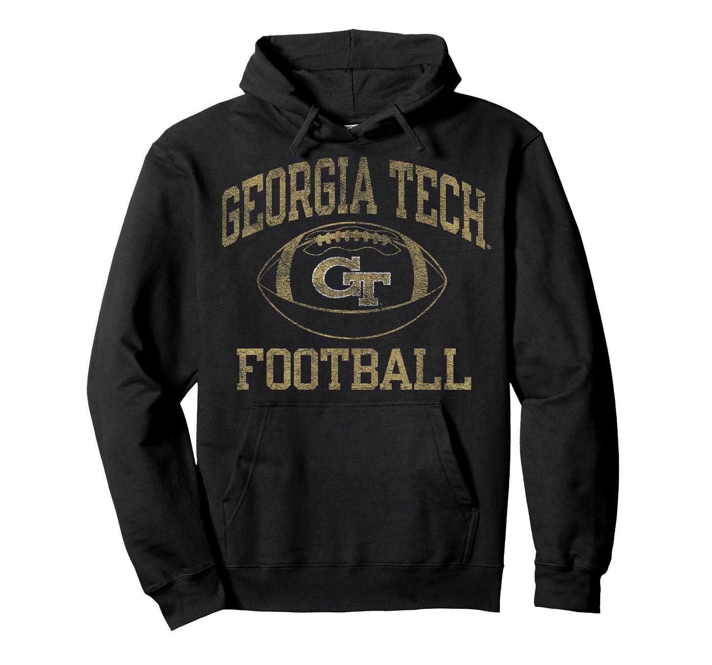 Georgia Tech Yellow Jackets Football Intensity Navy T-Shirt