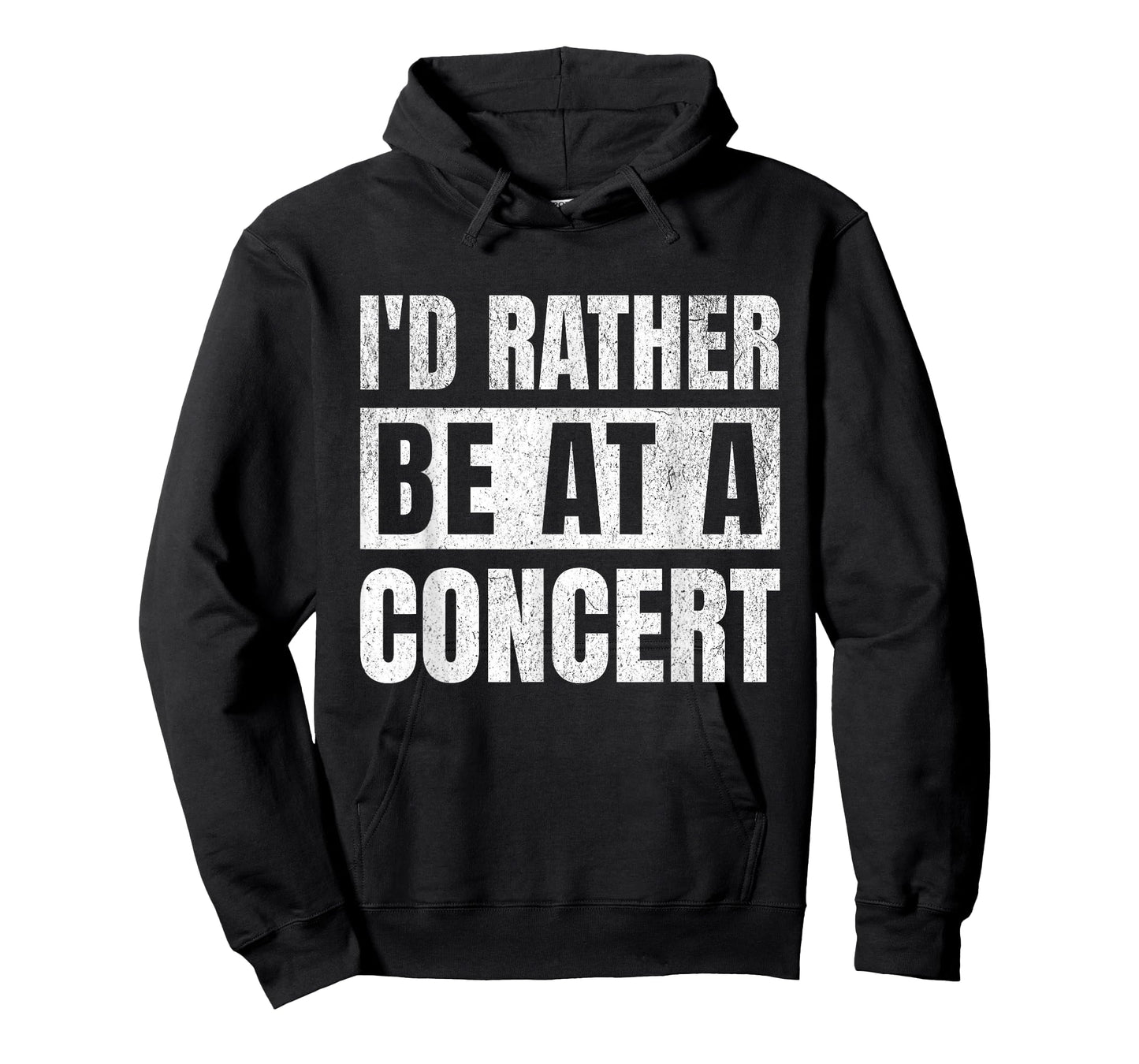 I'd Rather Be at A Concert Funny Music Lovers Retro T-Shirt
