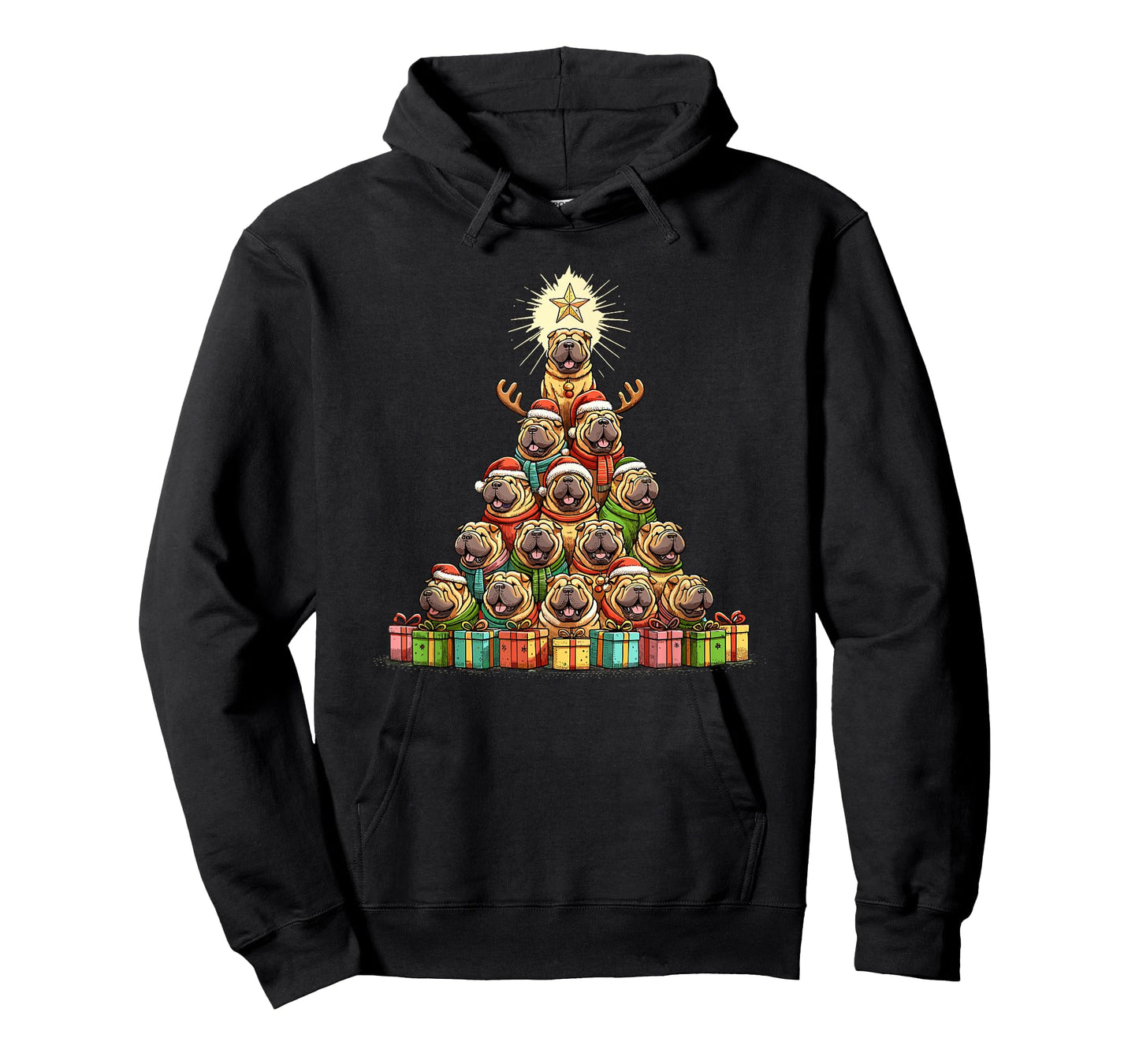 Christmas Tree Chinese Shar-Pei Shar Pei T-Shirt