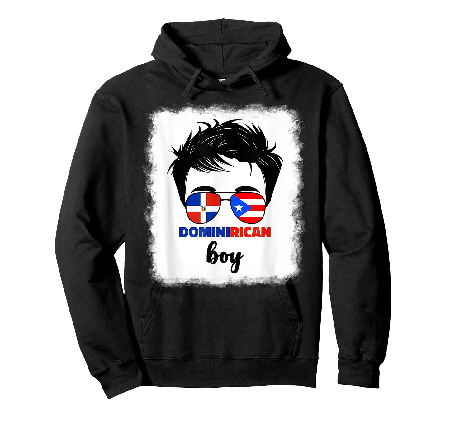 DominiRican Boy Kids Dominican And Puerto Rican Rico Flag T-Shirt