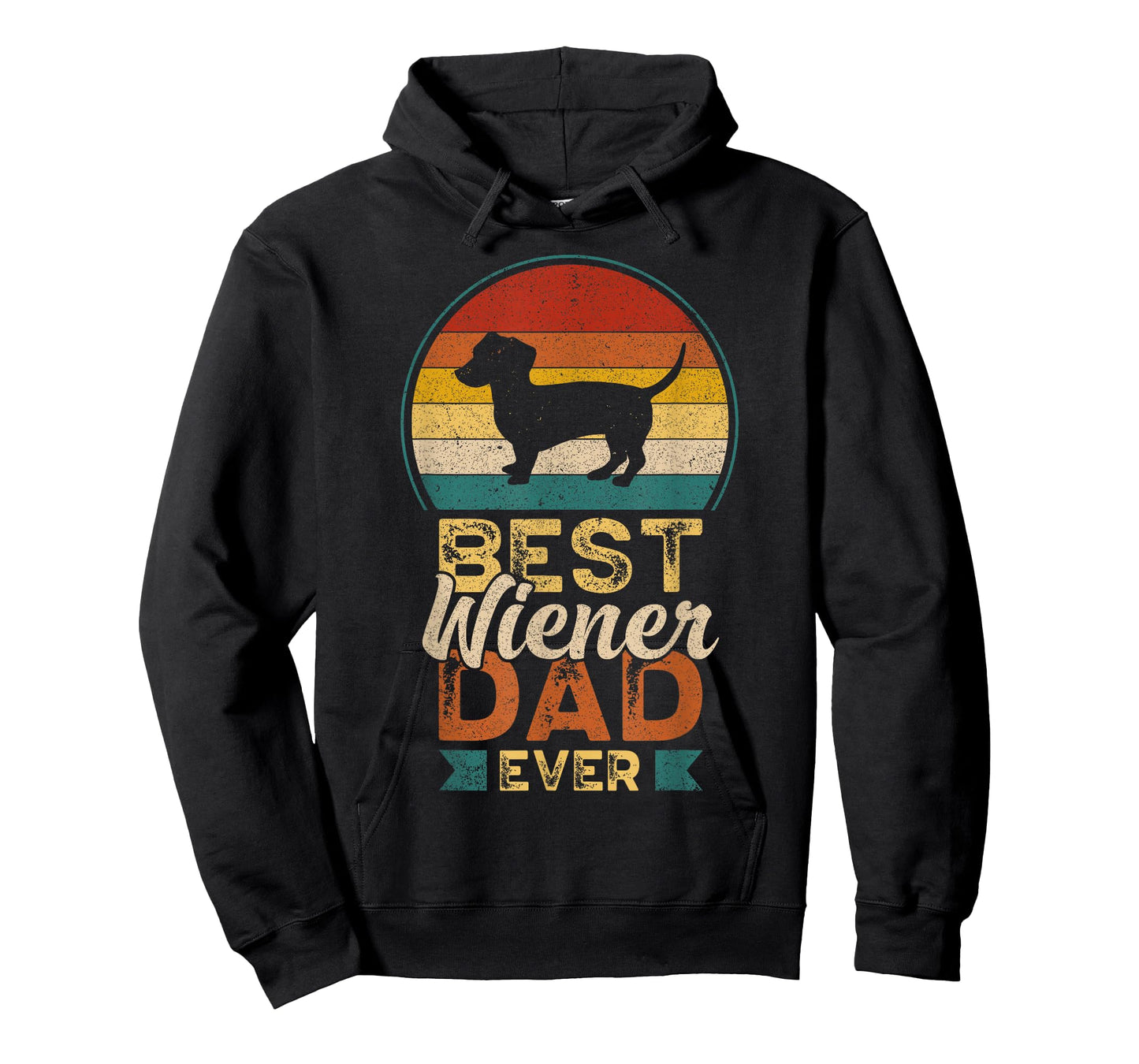 Best Wiener Dad Ever, Father's Day, Dachshund Daddy T-Shirt