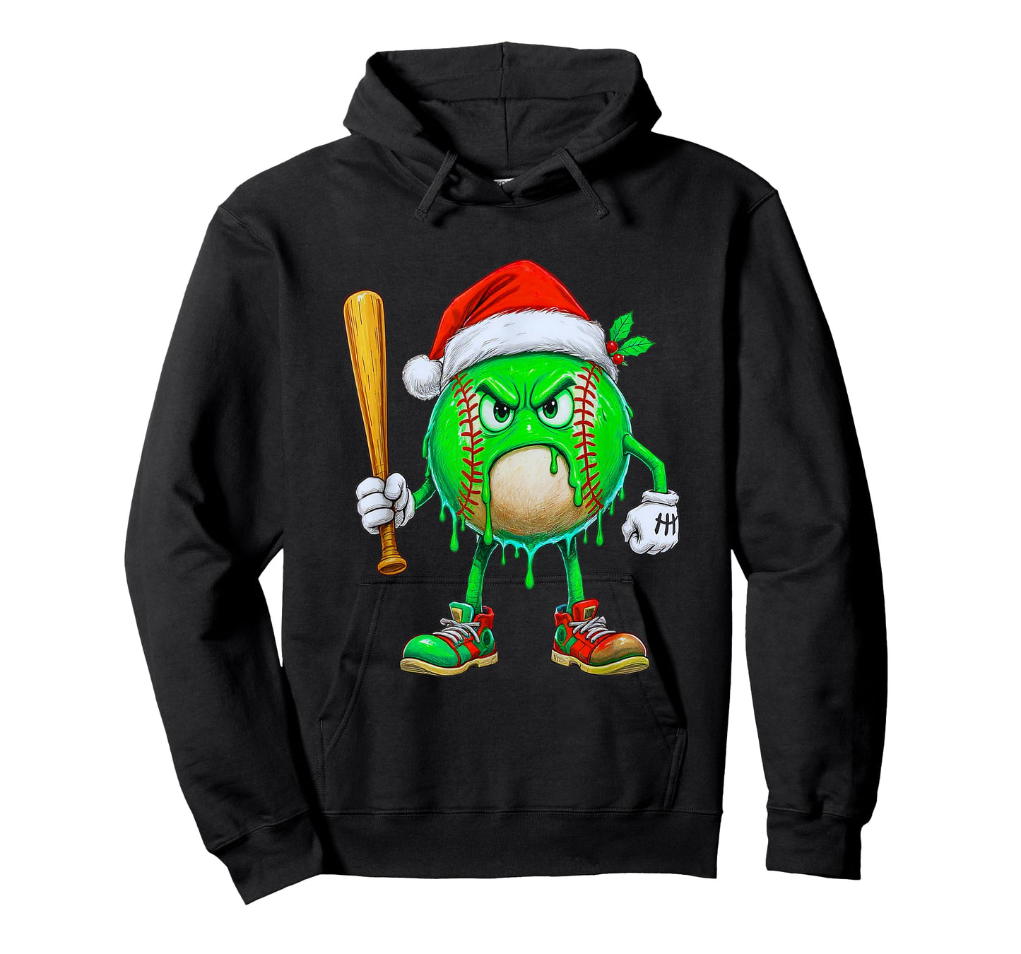 Ice Cream Drip Baseball Christmas Baseball Drip for Boys T-Shirt