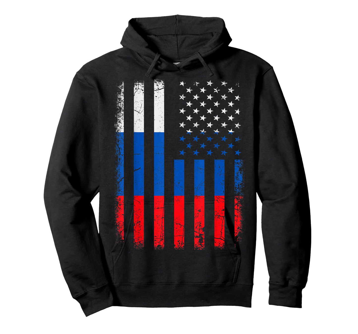 Russian American Flag Russia America Pride Heritage T-Shirt
