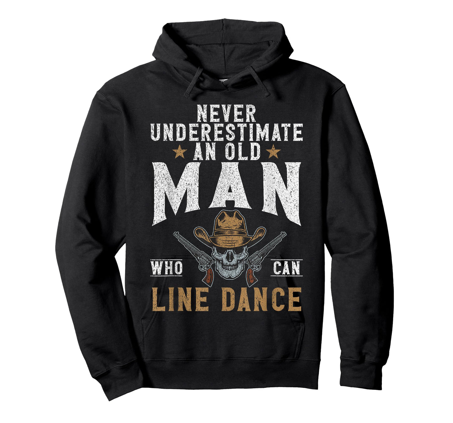 Never underestimate an old Man wo can Line Dance T-Shirt
