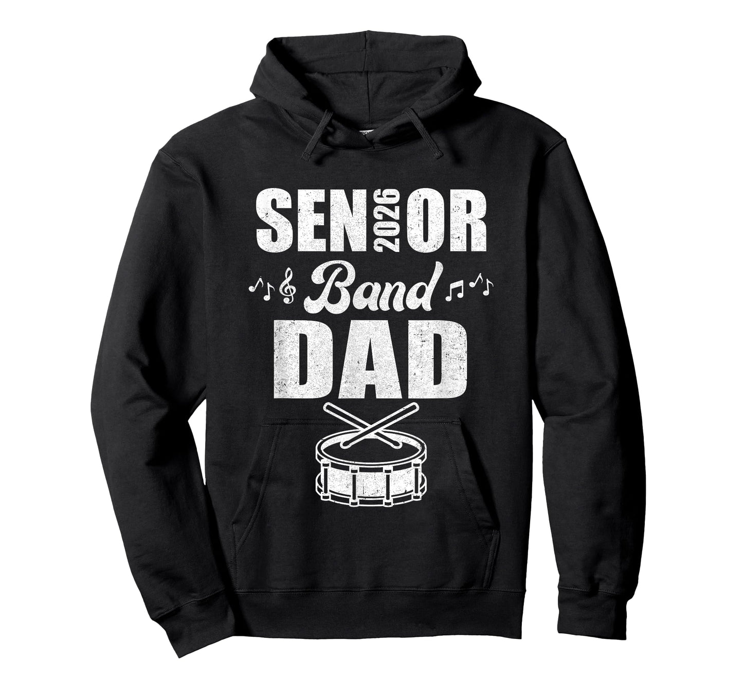Senior Band Dad 2026 Marching Band Class of 2026 Drum T-Shirt