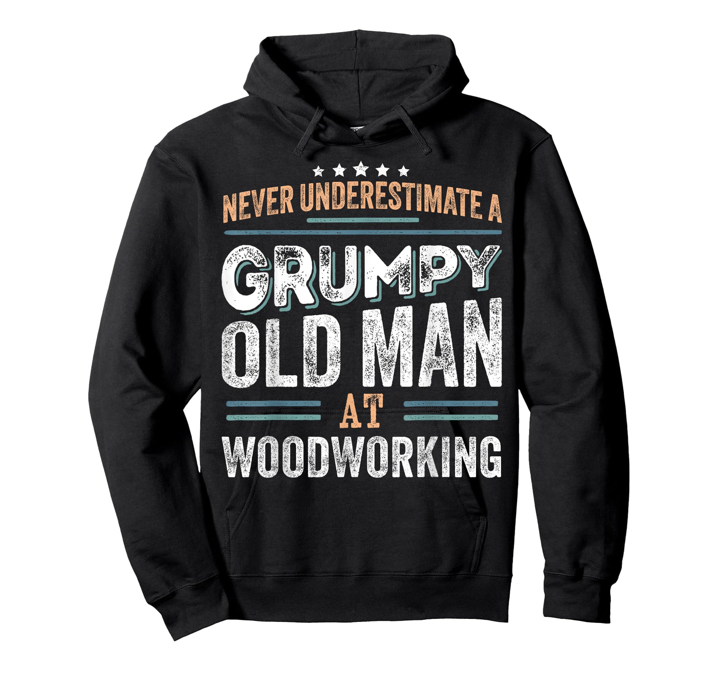 Grumpy Old Man at Woodworking Funny Dad Gifts T-Shirt