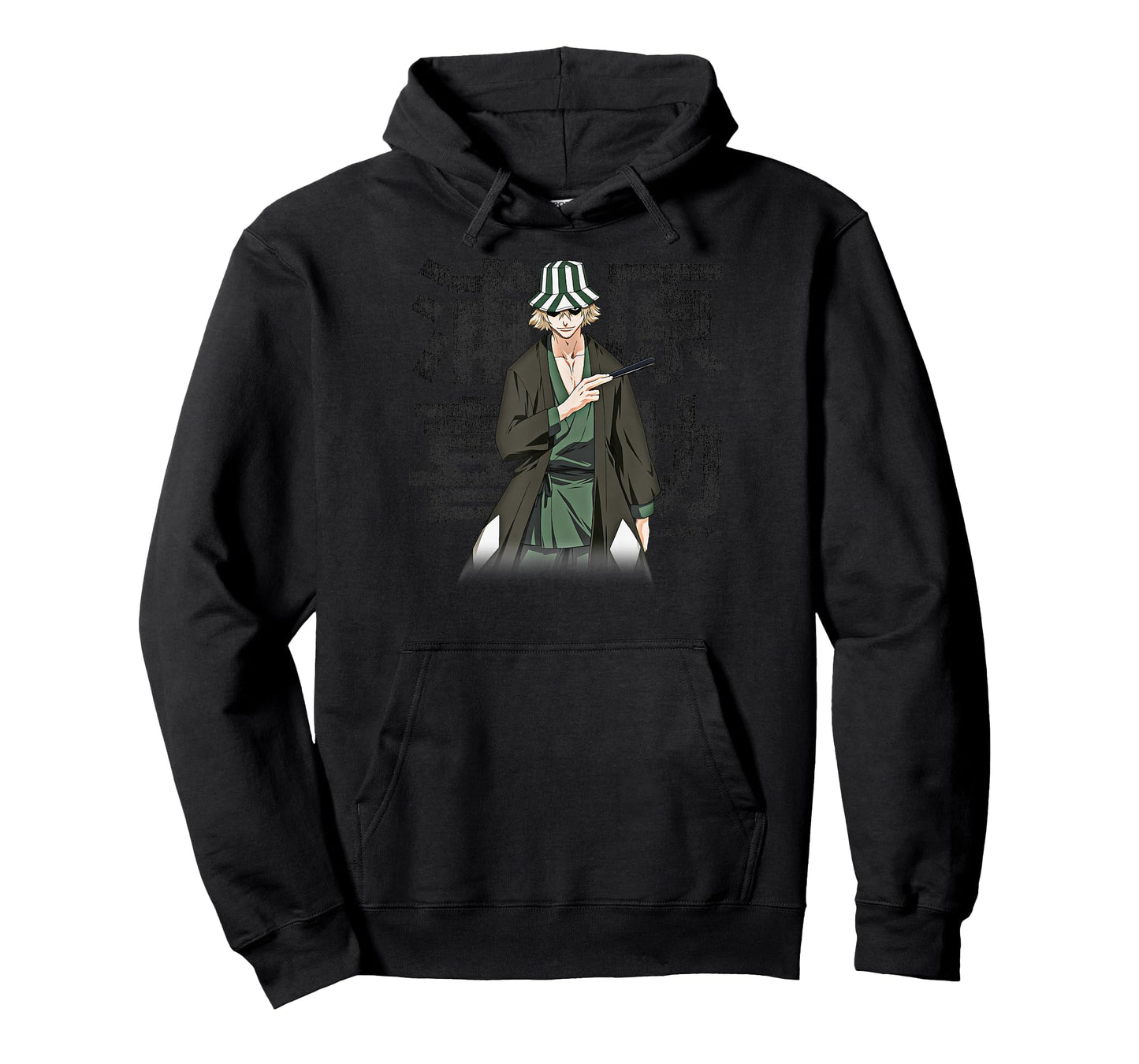 Bleach Kisuke Urahara Square Distressed Anime T-Shirt