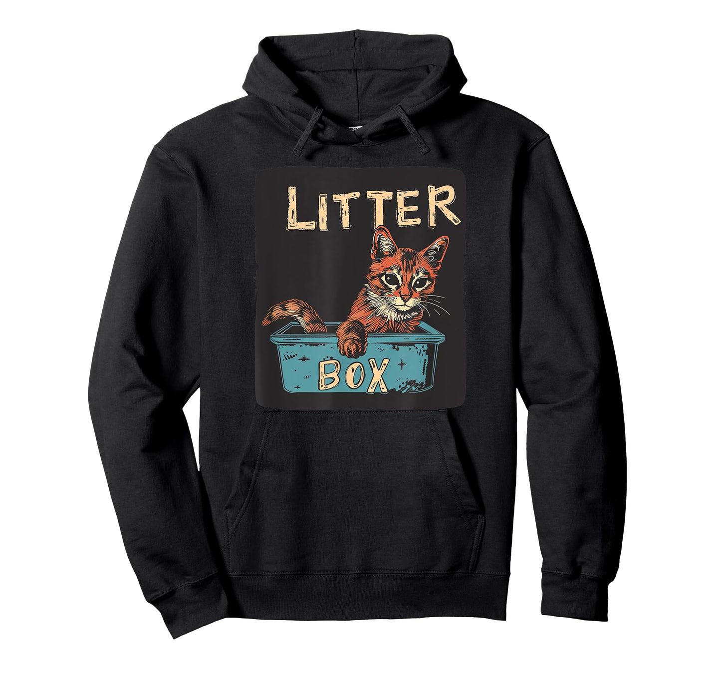 Fun Cat and Litter Box Costume T-Shirt for Men Women Kids