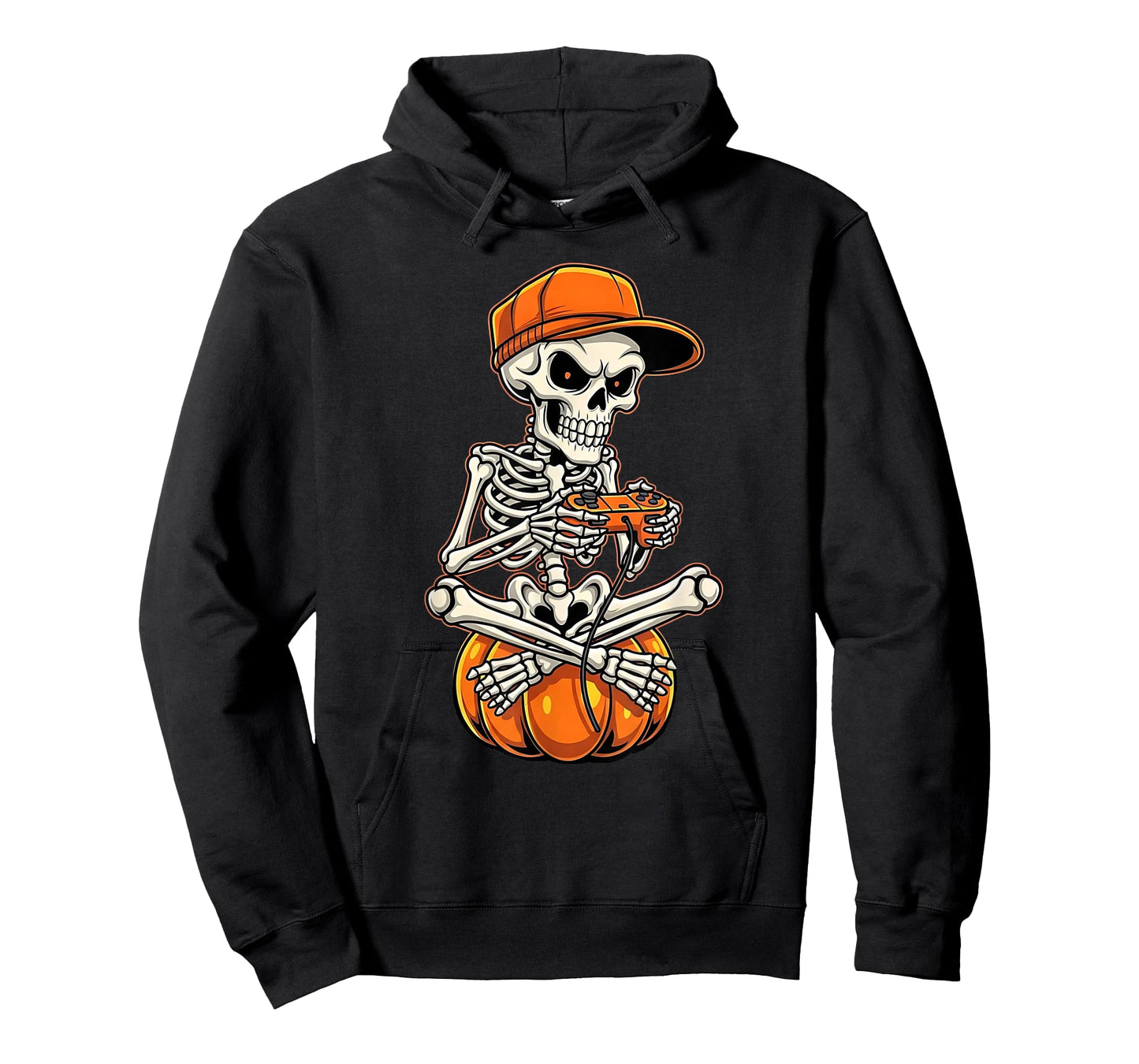 Halloween Skeleton Gamer Video Gaming Funny Skeleton T-Shirt