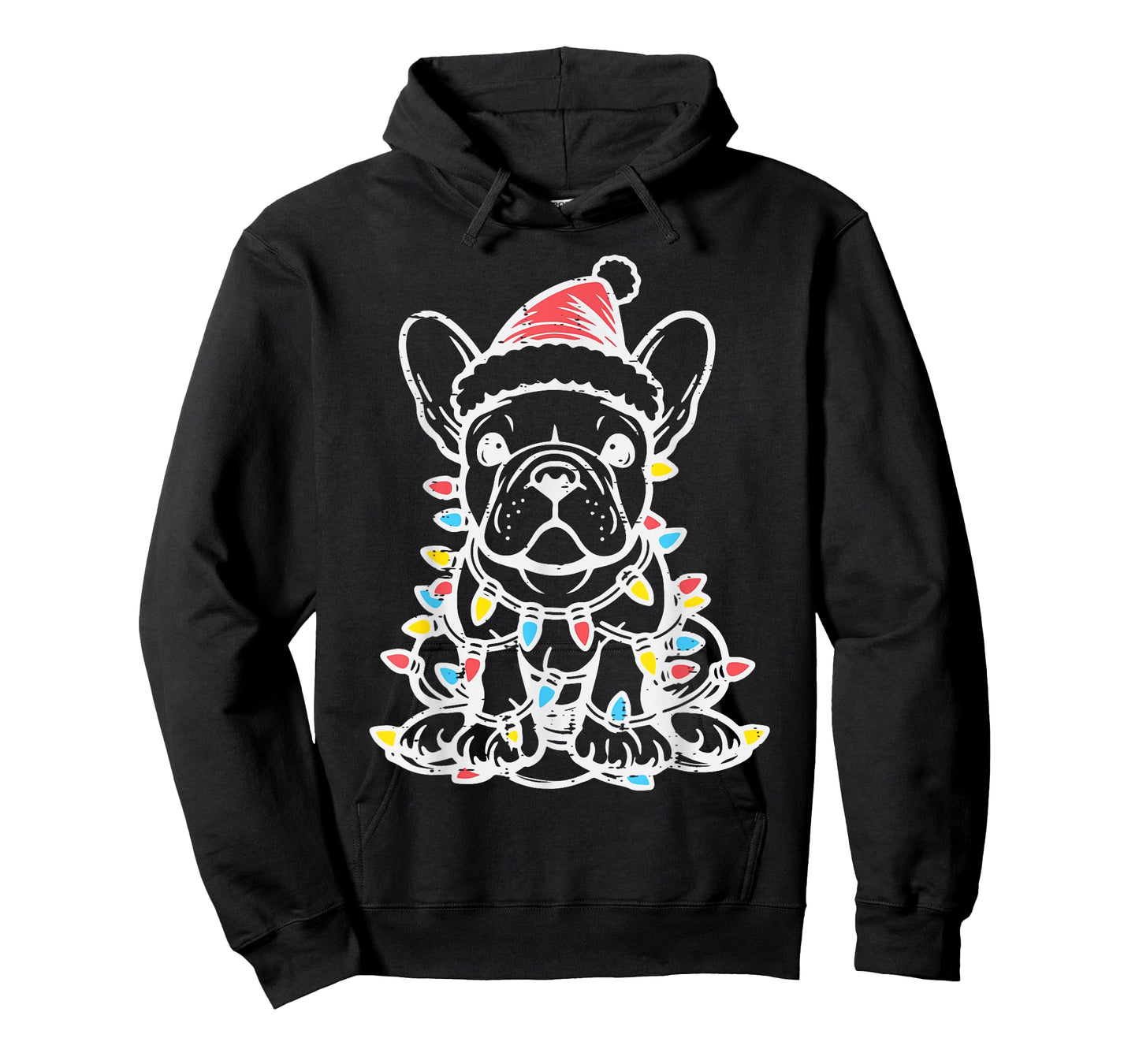 Christmas Dog French Bulldog Xmas Frenchie Men Women Kids T-Shirt