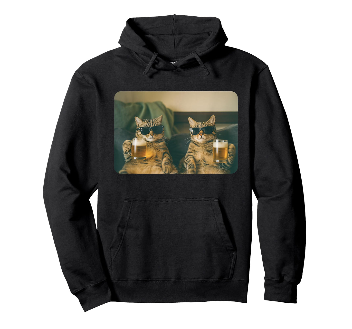 Hilarious Cats Drinking Beer Meme Funny Cats Beer Meme T-Shirt